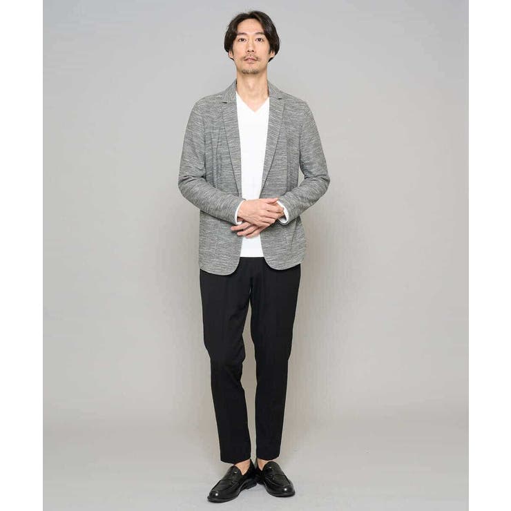 【イージーケア/接触冷感】デニムライクストレッチアンクルスマートスラックス | a.v.v【MEN】 | 詳細画像53 