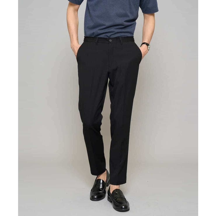 【イージーケア/接触冷感】デニムライクストレッチアンクルスマートスラックス | a.v.v【MEN】 | 詳細画像60 