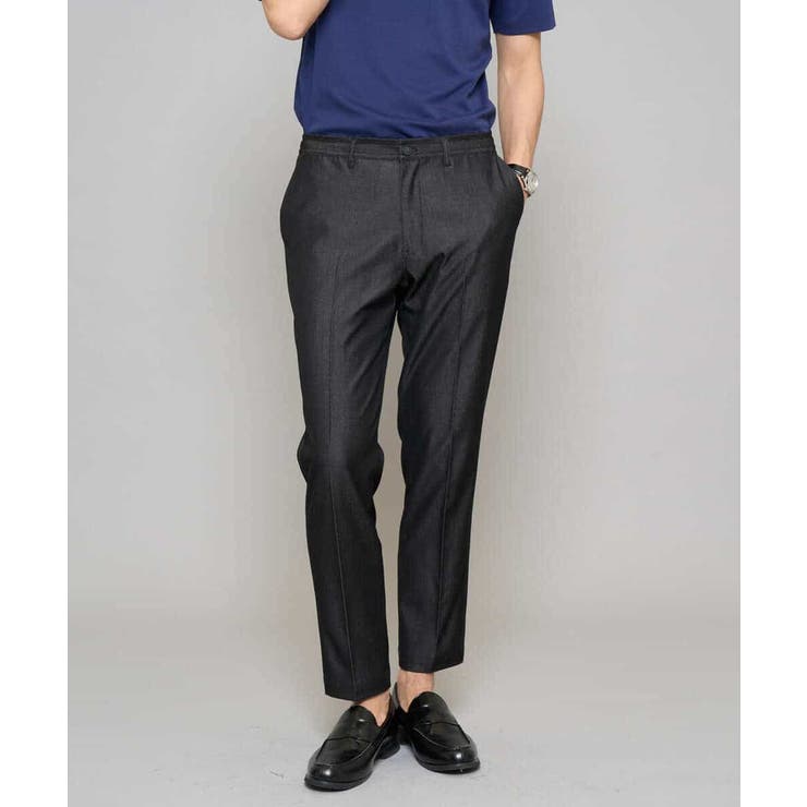 【イージーケア/接触冷感】デニムライクストレッチアンクルスマートスラックス | a.v.v【MEN】 | 詳細画像64 