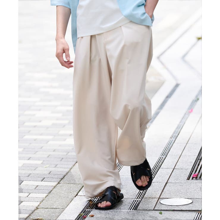 【接触冷感 洗濯機で洗える シワになりにくい | a.v.v【MEN】 | 詳細画像1 