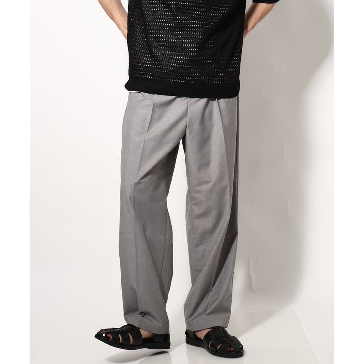 【接触冷感】スティックワイドパンツ | a.v.v【MEN】 | 詳細画像21 