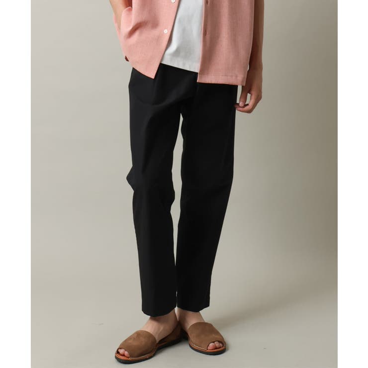 ブラック | 【接触冷感】アーバンタックパンツ（クールライトシリーズ） | a.v.v【MEN】