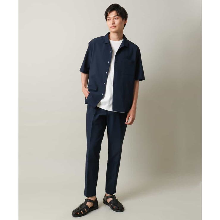 【イージーケアな涼感素材】シアサッカーイージースマートスラックス | a.v.v【MEN】 | 詳細画像13 