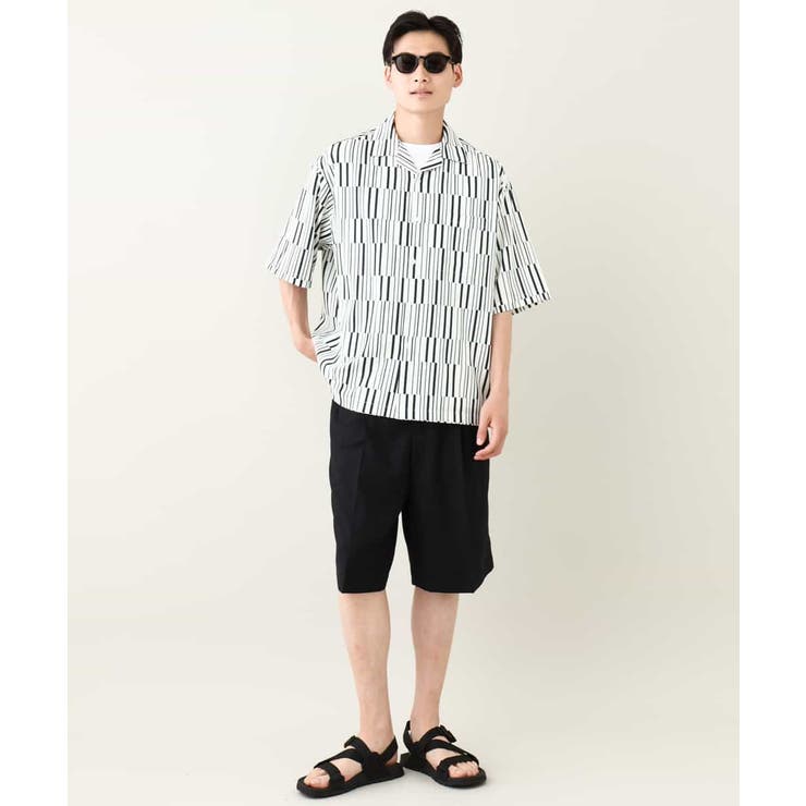 【接触冷感】2タックハーフパンツ | a.v.v【MEN】 | 詳細画像16 