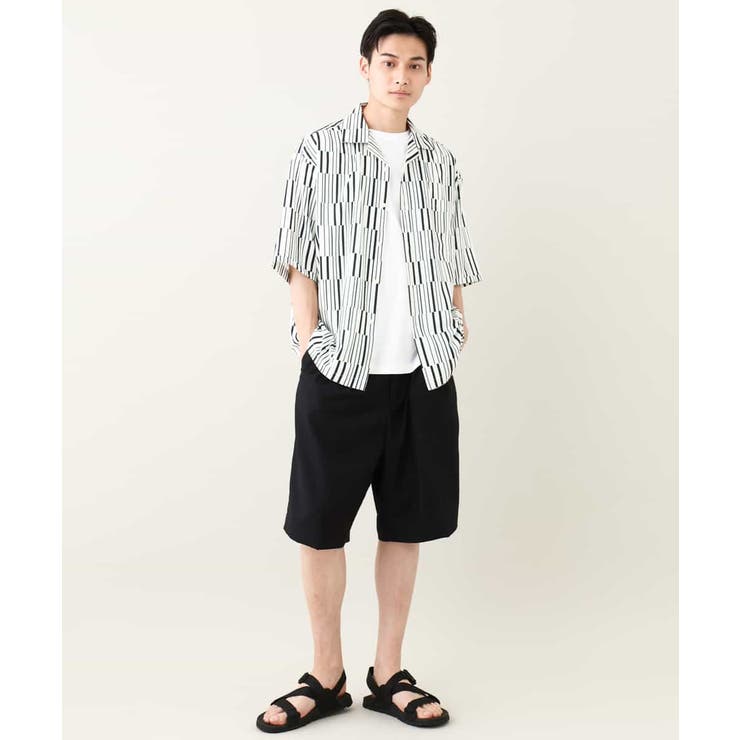 【接触冷感】2タックハーフパンツ | a.v.v【MEN】 | 詳細画像19 