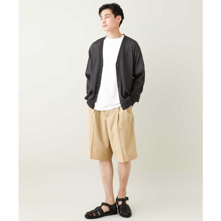 【接触冷感】2タックハーフパンツ | a.v.v【MEN】 | 詳細画像2 