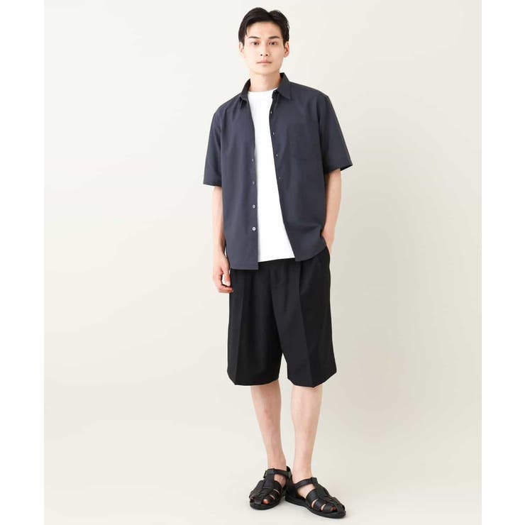 【接触冷感】2タックハーフパンツ | a.v.v【MEN】 | 詳細画像23 