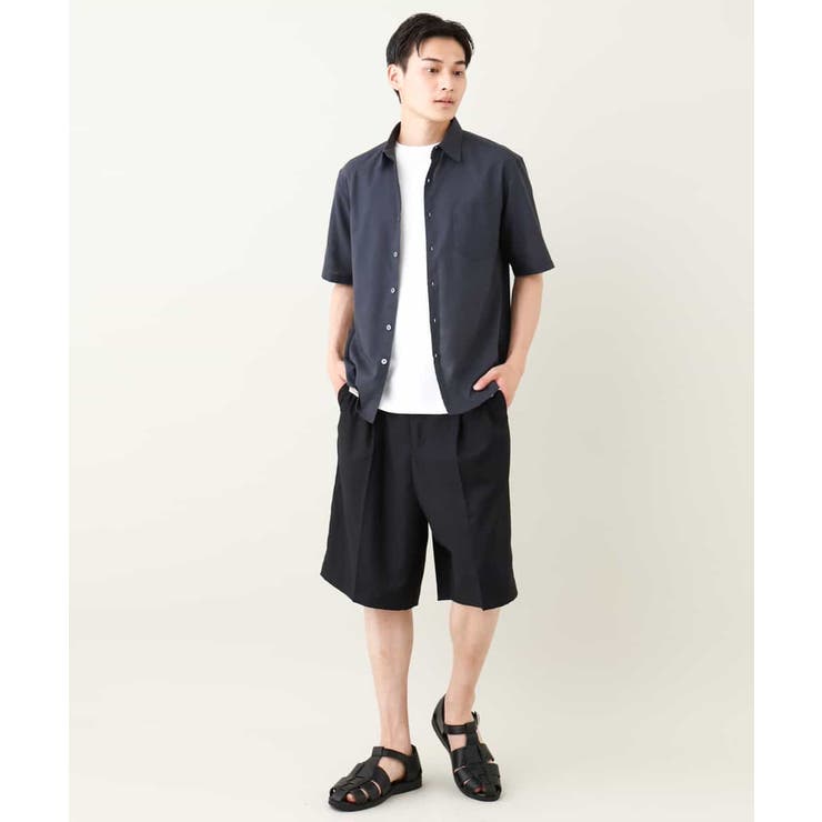 【接触冷感】2タックハーフパンツ | a.v.v【MEN】 | 詳細画像24 