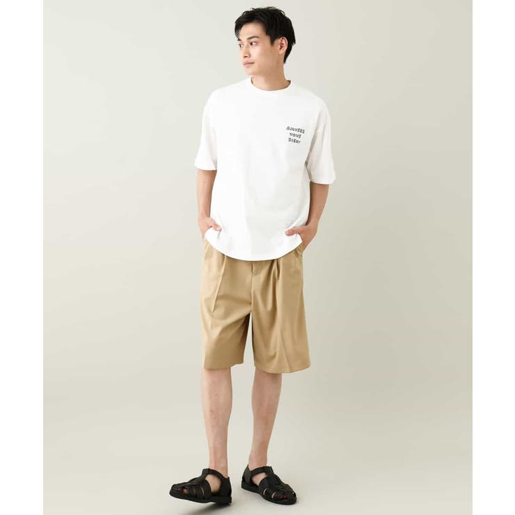 【接触冷感】2タックハーフパンツ | a.v.v【MEN】 | 詳細画像3 