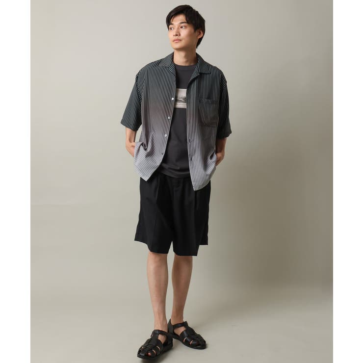 【接触冷感】2タックハーフパンツ | a.v.v【MEN】 | 詳細画像32 