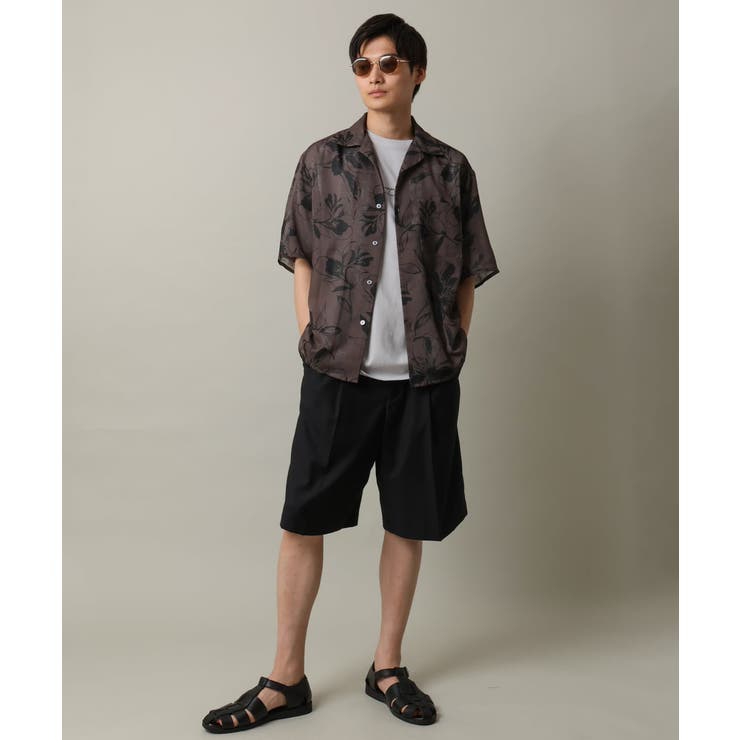 【接触冷感】2タックハーフパンツ | a.v.v【MEN】 | 詳細画像35 