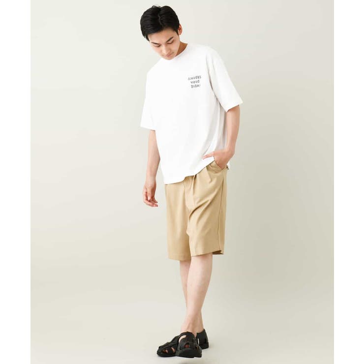 【接触冷感】2タックハーフパンツ | a.v.v【MEN】 | 詳細画像5 