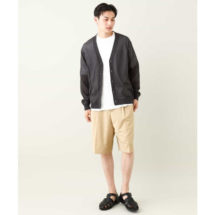 【接触冷感】2タックハーフパンツ | a.v.v【MEN】 | 詳細画像7 