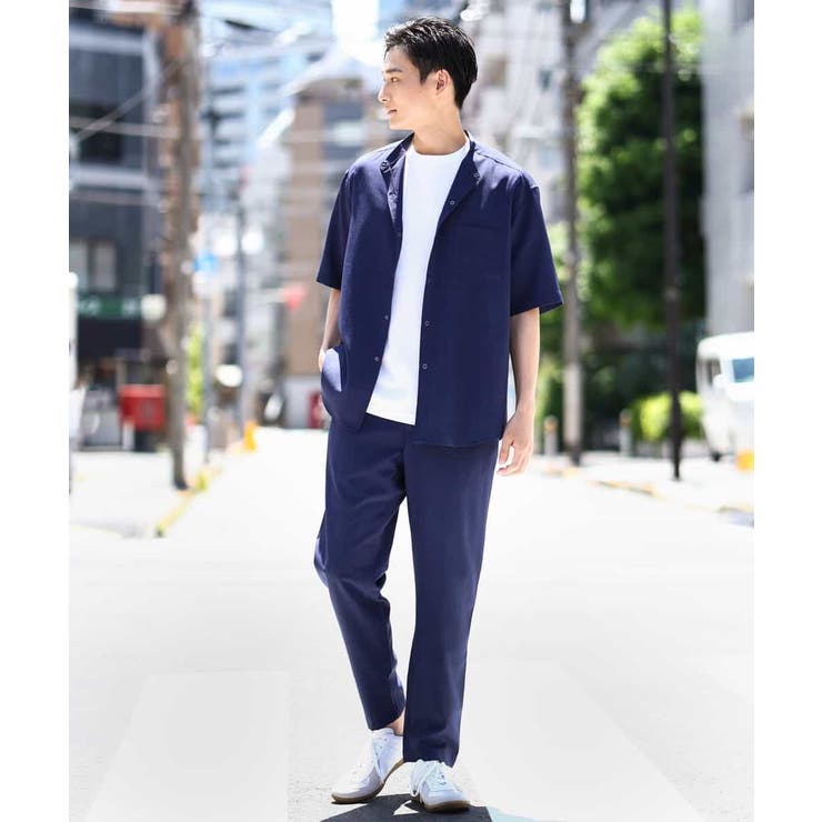 【接触冷感】セミルーズパンツ アンクル丈(セットアップ可)リライトシリーズ3 | a.v.v【MEN】 | 詳細画像2 