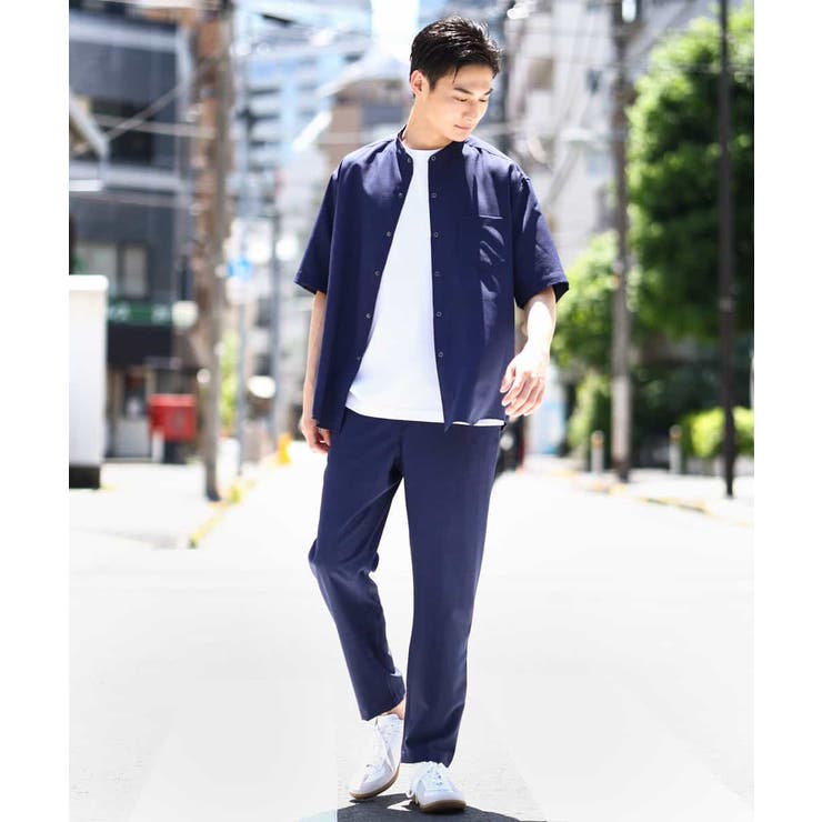 【接触冷感】セミルーズパンツ アンクル丈(セットアップ可)リライトシリーズ3 | a.v.v【MEN】 | 詳細画像3 