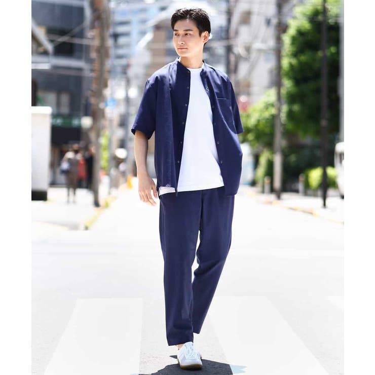 【接触冷感】セミルーズパンツ アンクル丈(セットアップ可)リライトシリーズ3 | a.v.v【MEN】 | 詳細画像4 