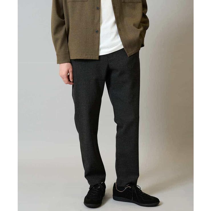 ダークグレー | 【イージーケア シワになりにくい】セミルーズパンツ 秋リライト【洗濯機で洗える | a.v.v【MEN】