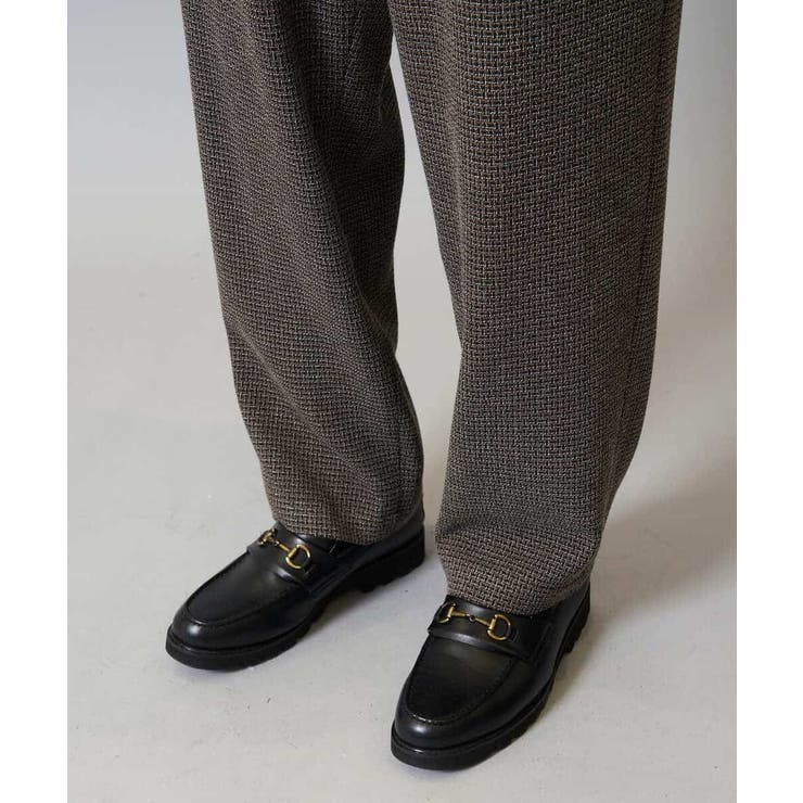 【イージーケア シワになりにくい】ツイードストレッチワンタックワイドイージースラ… | a.v.v【MEN】 | 詳細画像27 