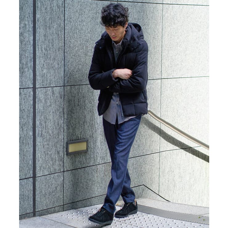 【イージーケア 洗濯機で洗える ストレッチ】デニムライクストレッチスマートスラッ… | a.v.v【MEN】 | 詳細画像3 