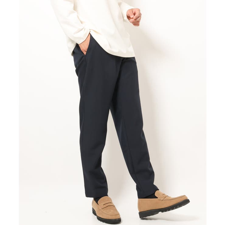 ネイビー | リライト セミルーズパンツ | a.v.v【MEN】