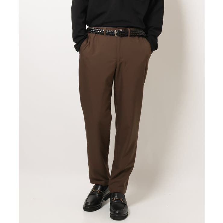 ブラウン | リライト セミルーズパンツ | a.v.v【MEN】