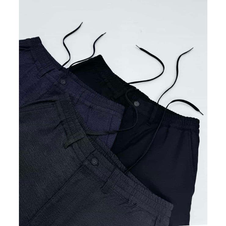 【ストレッチ】スマートシャンブレーテーパードパンツ | a.v.v【MEN】 | 詳細画像1 