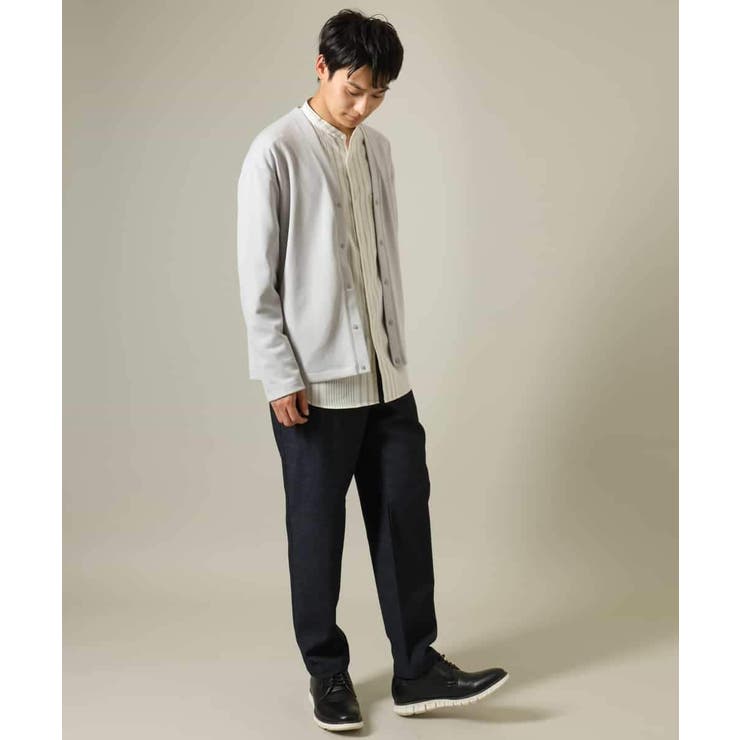 【ストレッチ】スマートシャンブレーテーパードパンツ | a.v.v【MEN】 | 詳細画像10 