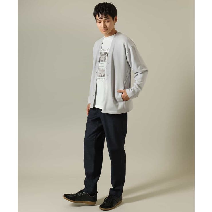 【ストレッチ】スマートシャンブレーテーパードパンツ | a.v.v【MEN】 | 詳細画像12 