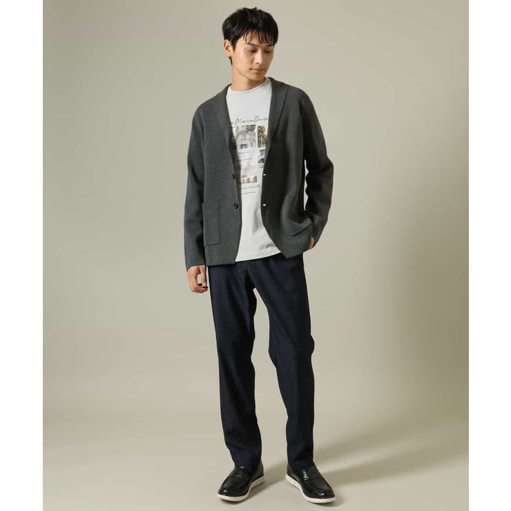 【ストレッチ】スマートシャンブレーテーパードパンツ | a.v.v【MEN】 | 詳細画像14 