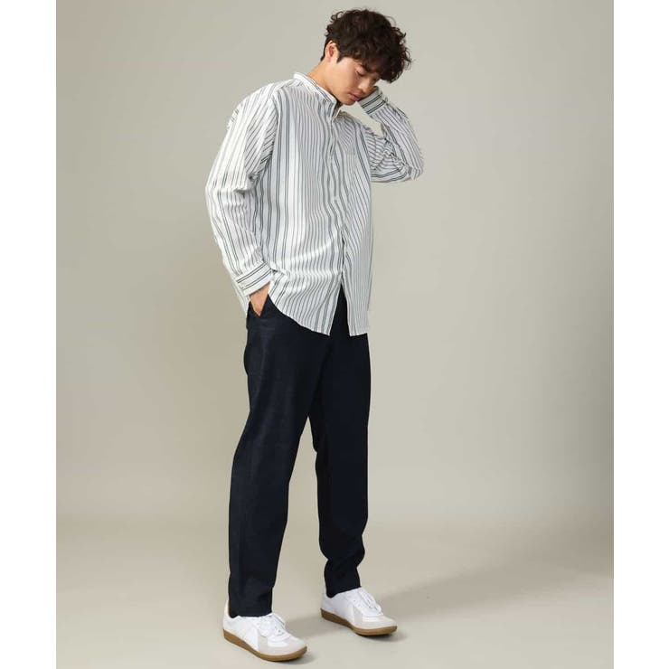 【ストレッチ】スマートシャンブレーテーパードパンツ | a.v.v【MEN】 | 詳細画像17 