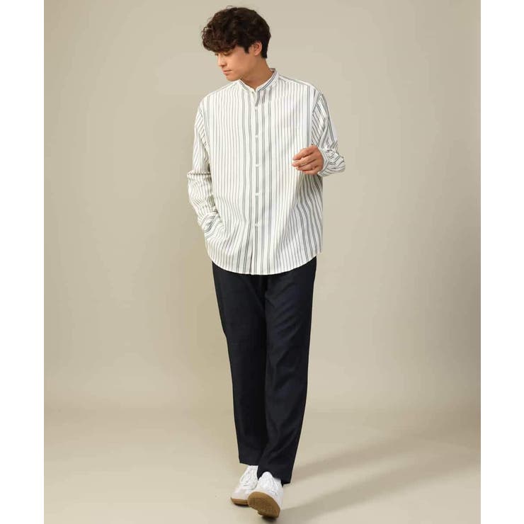 【ストレッチ】スマートシャンブレーテーパードパンツ | a.v.v【MEN】 | 詳細画像18 