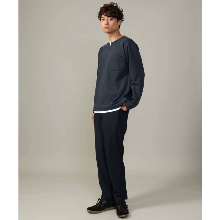 【ストレッチ】スマートシャンブレーテーパードパンツ | a.v.v【MEN】 | 詳細画像23 