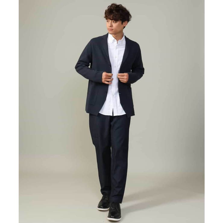 【ストレッチ】スマートシャンブレーテーパードパンツ | a.v.v【MEN】 | 詳細画像25 