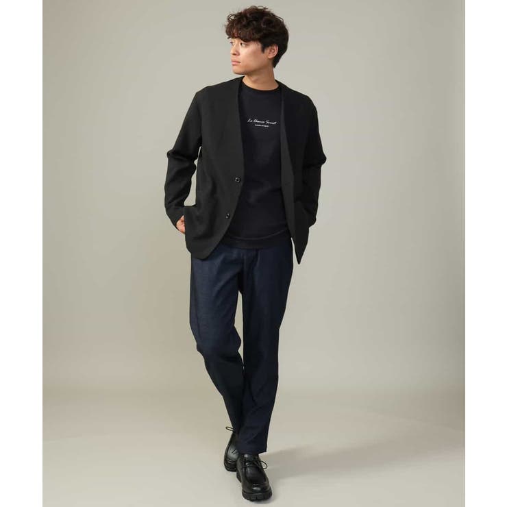 【ストレッチ】スマートシャンブレーテーパードパンツ | a.v.v【MEN】 | 詳細画像33 