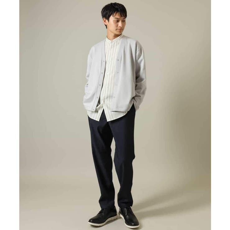 【ストレッチ】スマートシャンブレーテーパードパンツ | a.v.v【MEN】 | 詳細画像9 