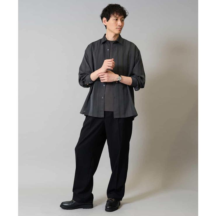 ワンタックワイドイージースラックス LANATEC【ストレッチ 洗濯機で洗える | a.v.v【MEN】 | 詳細画像12 