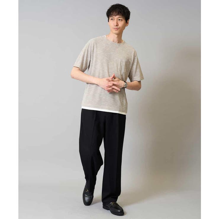 ワンタックワイドイージースラックス LANATEC【ストレッチ 洗濯機で洗える | a.v.v【MEN】 | 詳細画像17 