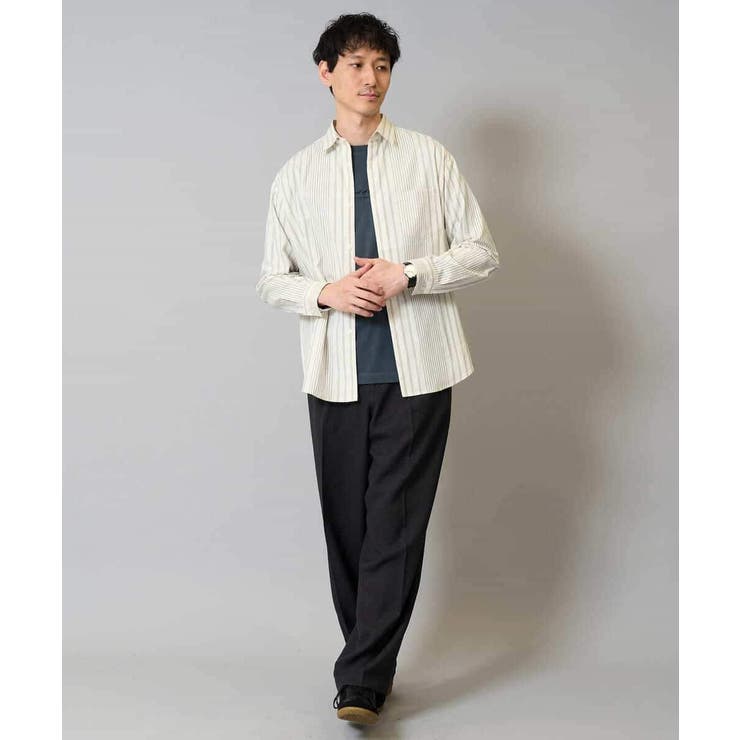 ワンタックワイドイージースラックス LANATEC【ストレッチ 洗濯機で洗える | a.v.v【MEN】 | 詳細画像2 