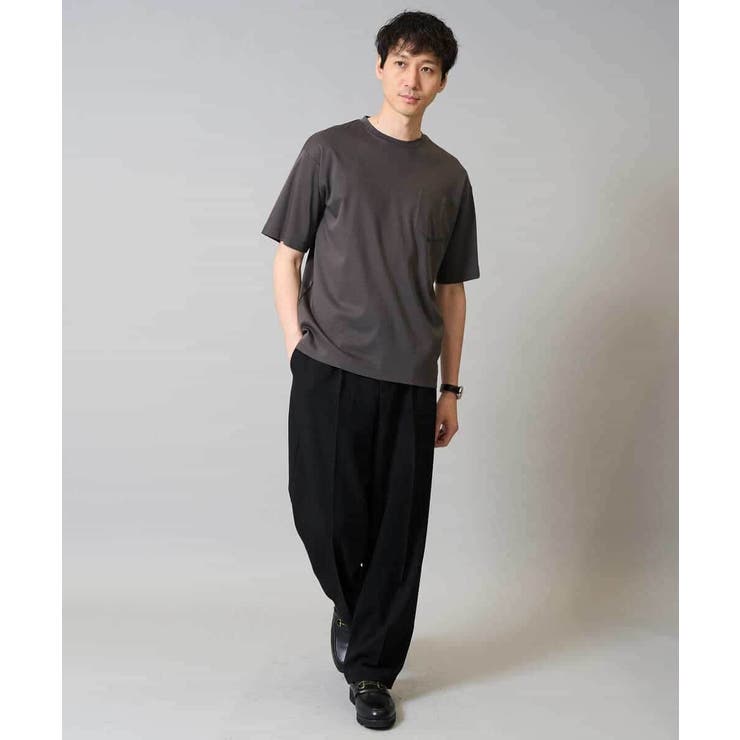 ワンタックワイドイージースラックス LANATEC【ストレッチ 洗濯機で洗える | a.v.v【MEN】 | 詳細画像42 