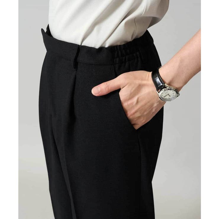 ワンタックワイドイージースラックス LANATEC【ストレッチ 洗濯機で洗える | a.v.v【MEN】 | 詳細画像49 