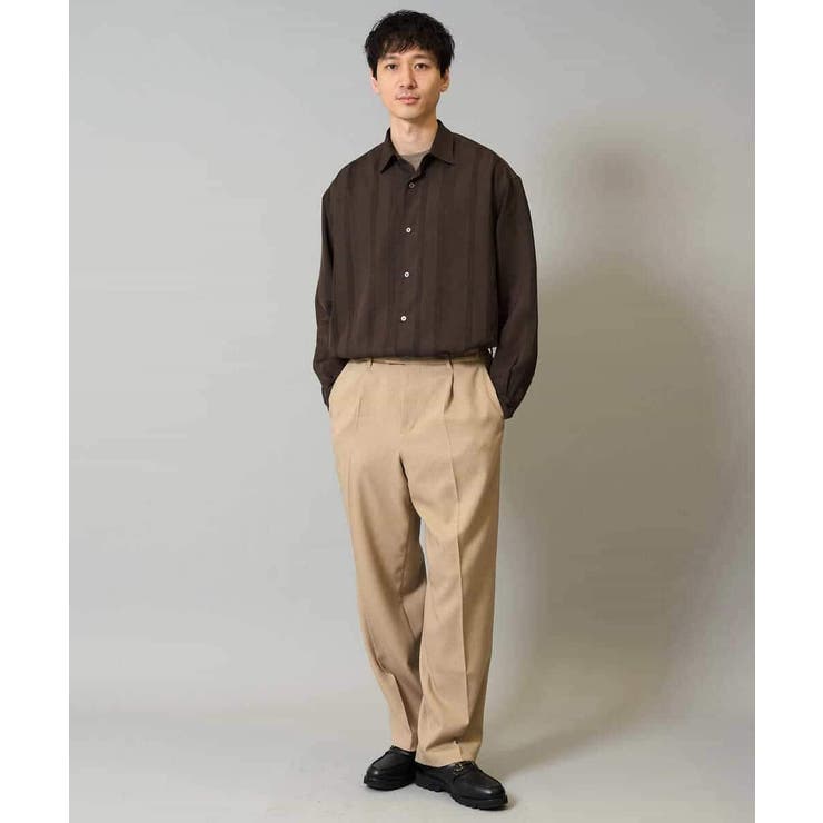 ワンタックワイドイージースラックス LANATEC【ストレッチ 洗濯機で洗える | a.v.v【MEN】 | 詳細画像65 