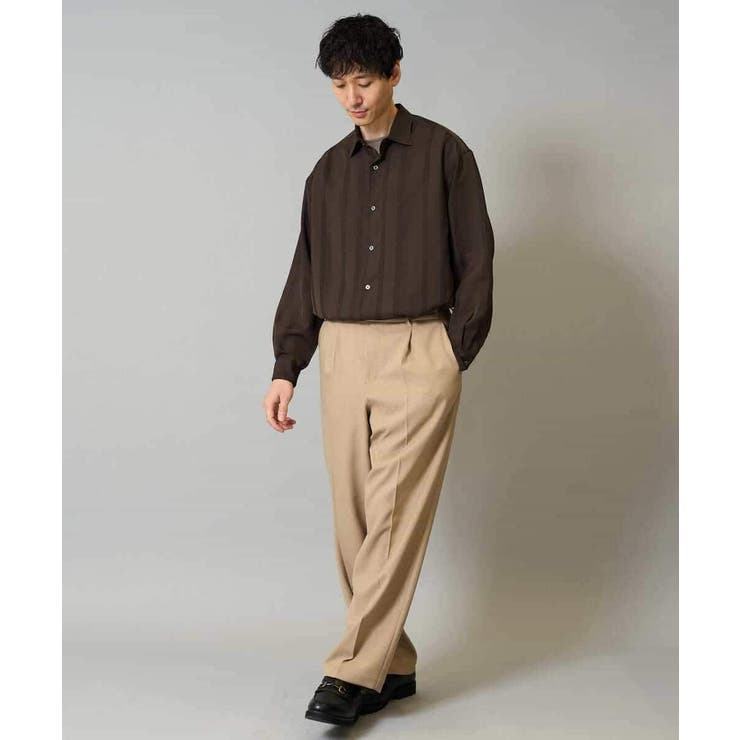 ワンタックワイドイージースラックス LANATEC【ストレッチ 洗濯機で洗える | a.v.v【MEN】 | 詳細画像66 