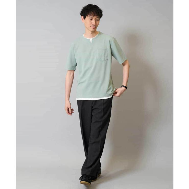 ワンタックワイドイージースラックス LANATEC【ストレッチ 洗濯機で洗える | a.v.v【MEN】 | 詳細画像75 