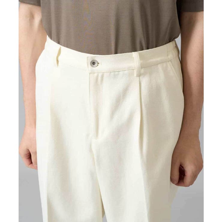 【イージーケア 毛玉になりにくい】ワンタックワイドデニムスラックス【ストレッチ … | a.v.v【MEN】 | 詳細画像13 