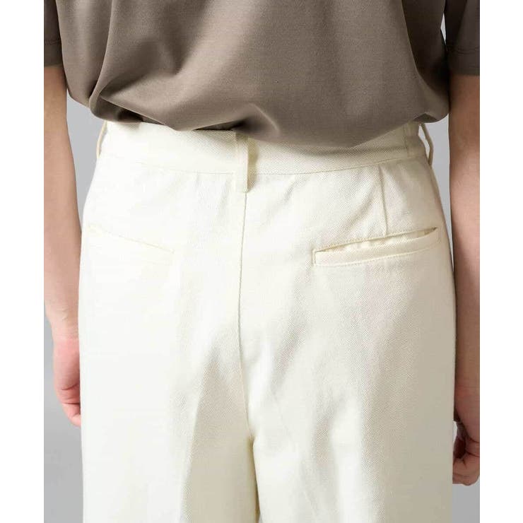 【イージーケア 毛玉になりにくい】ワンタックワイドデニムスラックス【ストレッチ … | a.v.v【MEN】 | 詳細画像15 