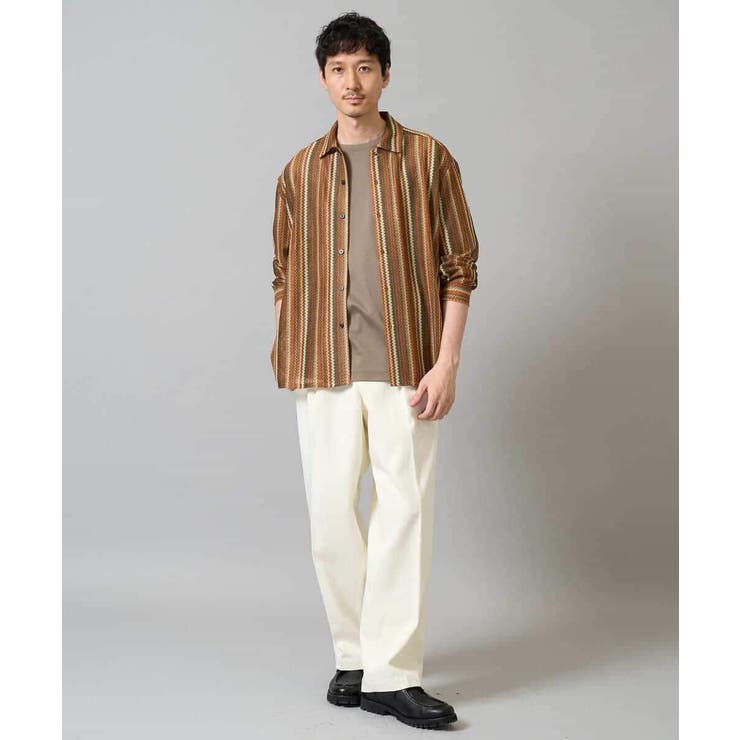 【イージーケア 毛玉になりにくい】ワンタックワイドデニムスラックス【ストレッチ … | a.v.v【MEN】 | 詳細画像6 