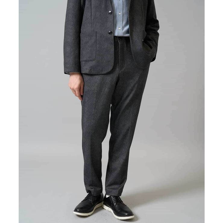 【イージーケア ストレッチ】メランジポンチスマートスラックス【洗濯機で洗える】通… | a.v.v【MEN】 | 詳細画像17 