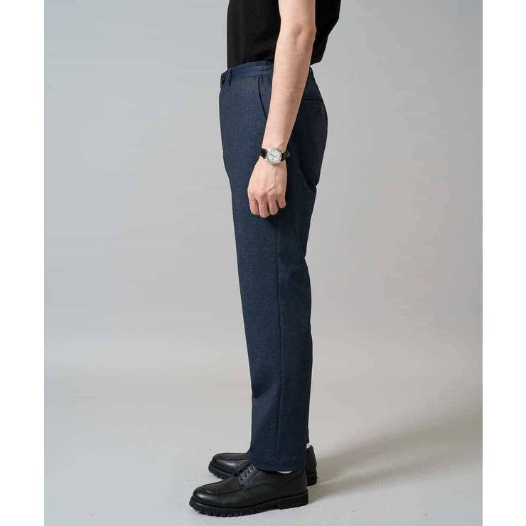 【イージーケア ストレッチ】メランジポンチスマートスラックス【洗濯機で洗える】通… | a.v.v【MEN】 | 詳細画像19 