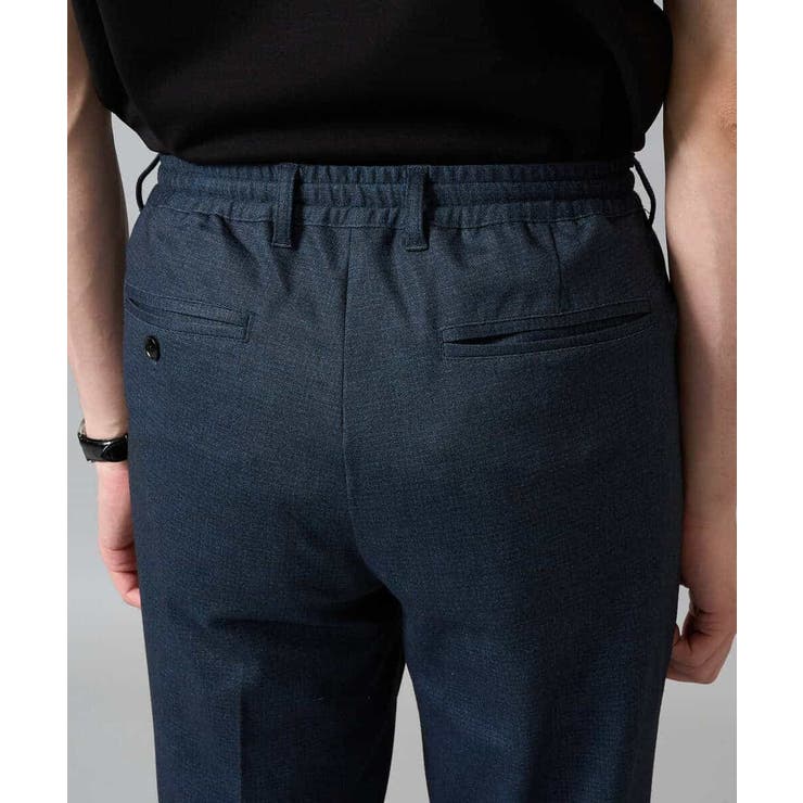 【イージーケア ストレッチ】メランジポンチスマートスラックス【洗濯機で洗える】通… | a.v.v【MEN】 | 詳細画像22 