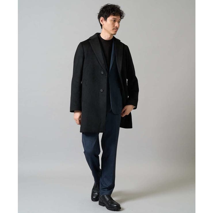 【イージーケア ストレッチ】メランジポンチスマートスラックス【洗濯機で洗える】通… | a.v.v【MEN】 | 詳細画像7 